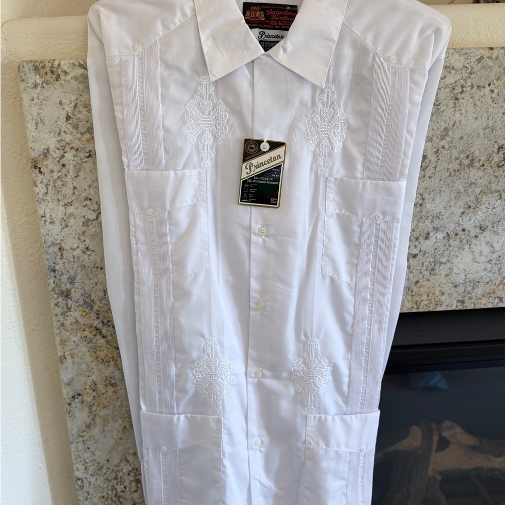 Prince White Casual Button Down Shirt